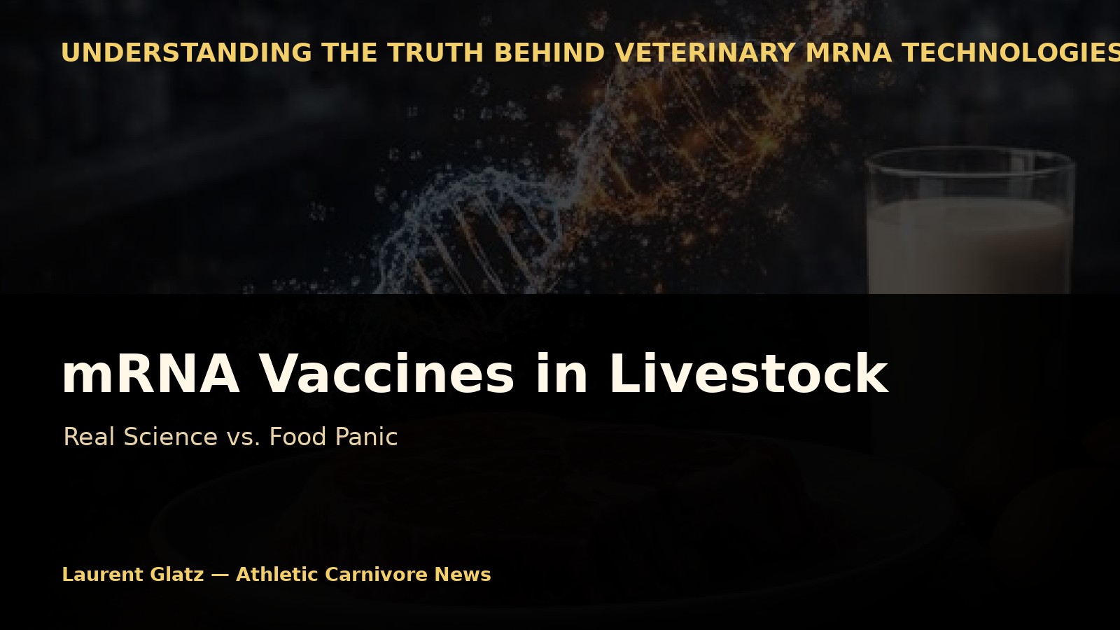 mRNA Vaccines in Livestock: Real Science vs. Food Panic