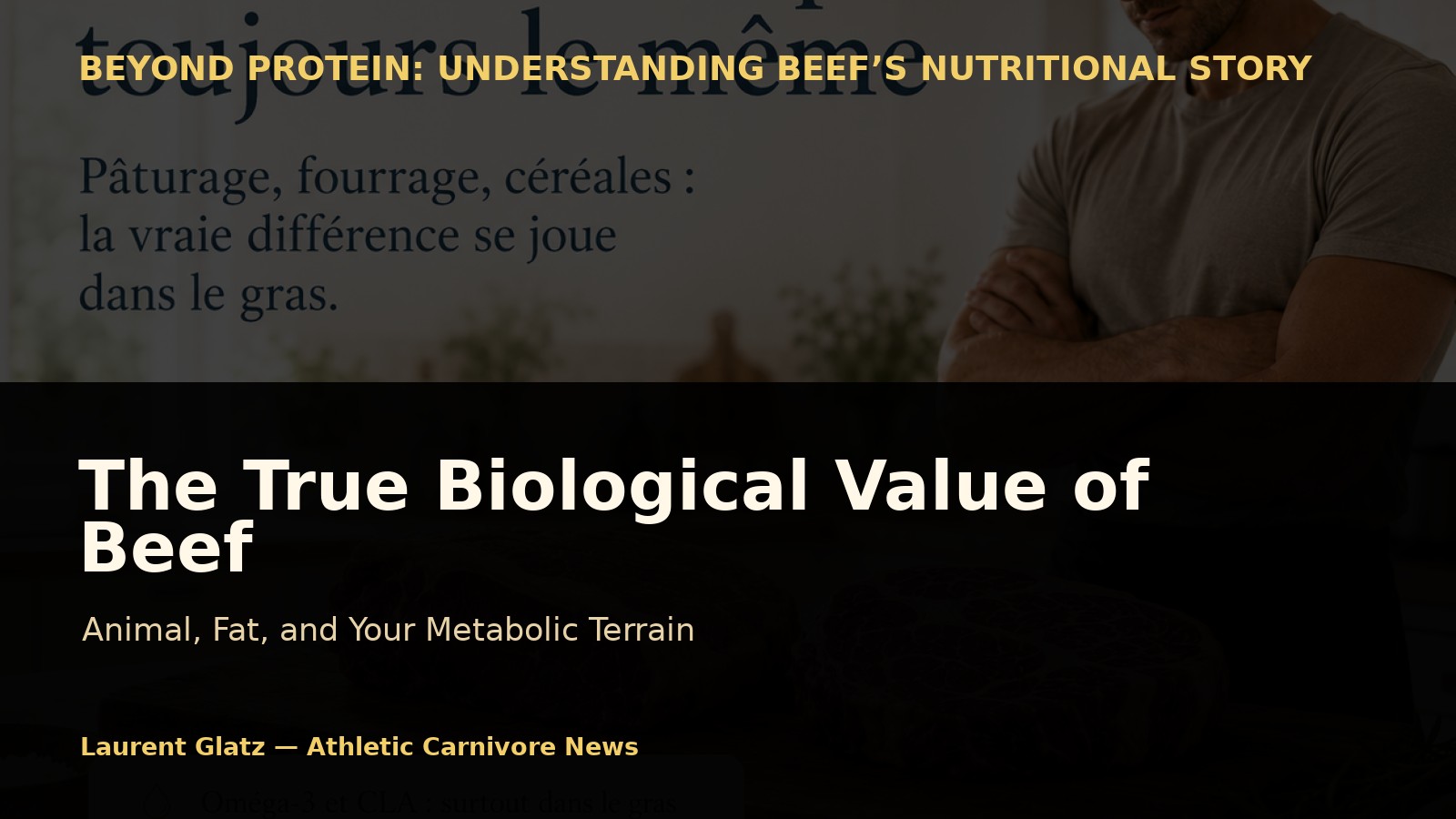 The True Biological Value of Beef: The Animal, Its Fat, and Your Metabolic Terrain