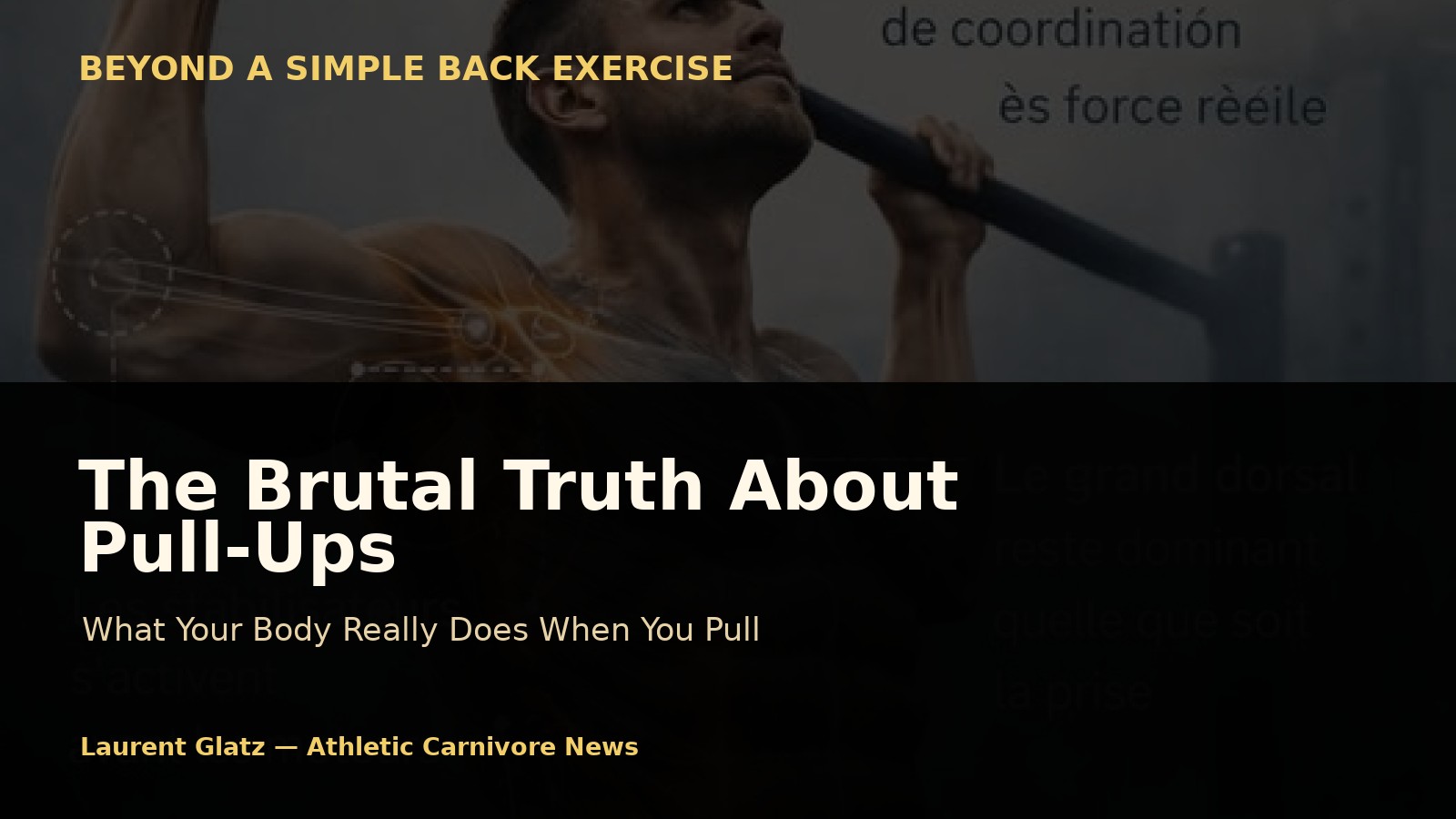 The Brutal Truth About Pull-Ups: What Your Body Really Does When You Pull