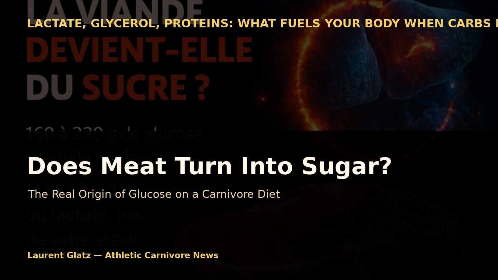 Does Meat Turn Into Sugar? The Real Origin of Glucose on a Carnivore Diet