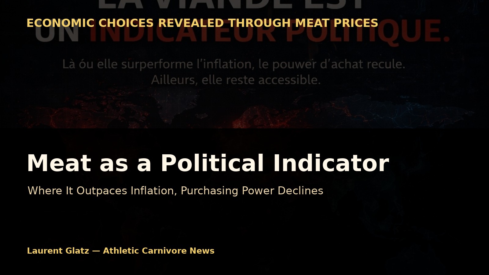 Meat as a Political Indicator