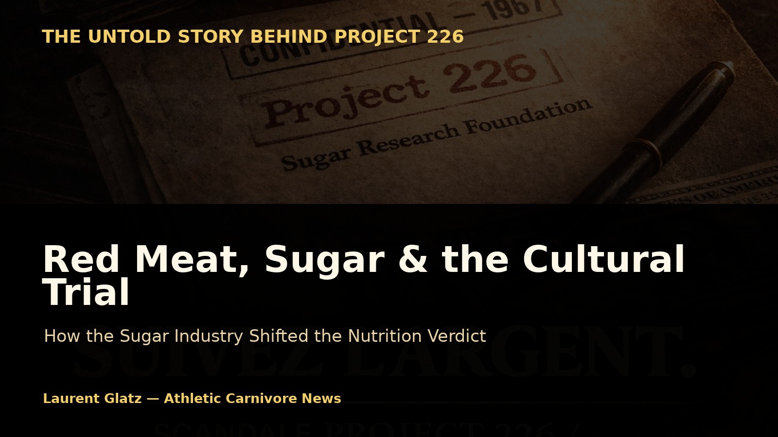 Red Meat, Sugar, and the Cultural Trial: How Nutrition Verdicts Were Skewed