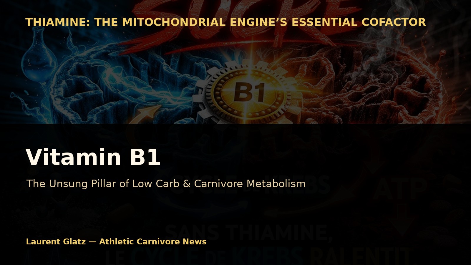 Vitamin B1: The Unsung Pillar of Low Carb and Carnivore Metabolisms