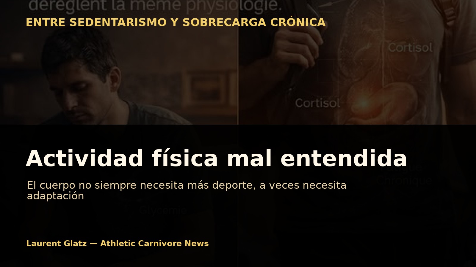 Actividad física mal entendida: el cuerpo no siempre carece de deporte, a veces carece de adaptación