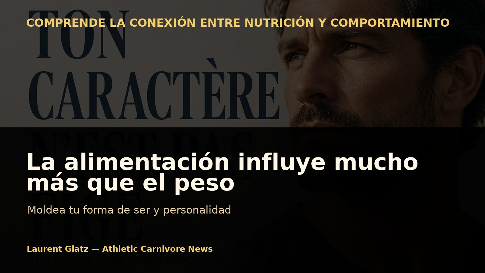 La alimentación influye mucho más que el peso: moldea tu forma de ser