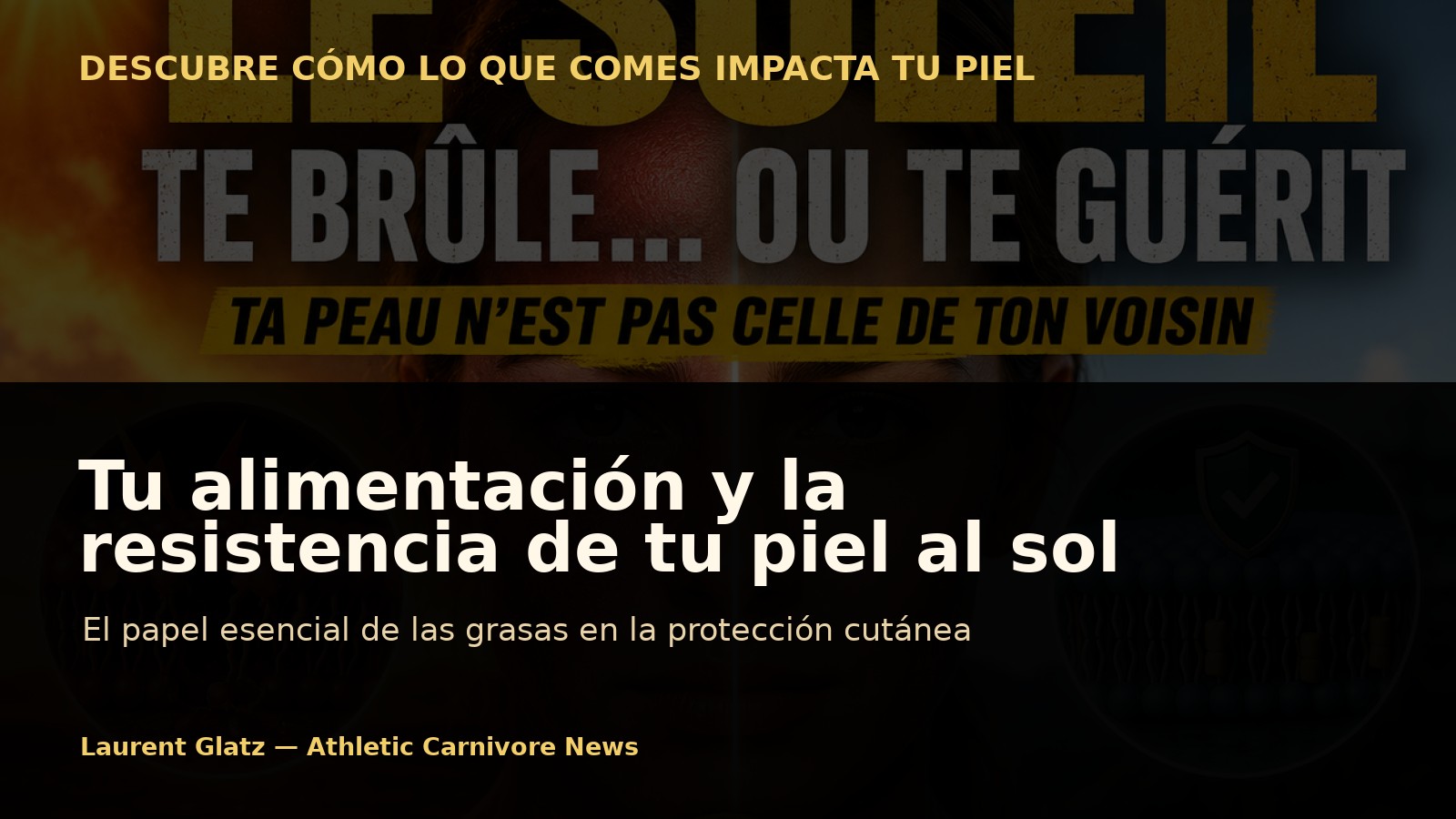 Cómo tu alimentación influye en la resistencia de tu piel al sol