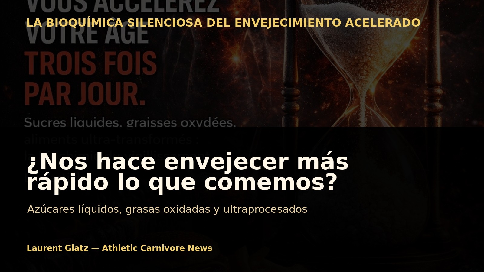 ¿Nos hace envejecer más rápido lo que comemos?