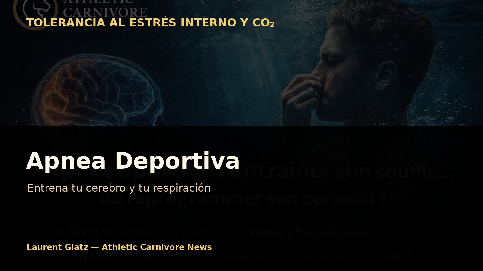 Apnea deportiva: ¿entrenar la respiración o reprogramar el cerebro?