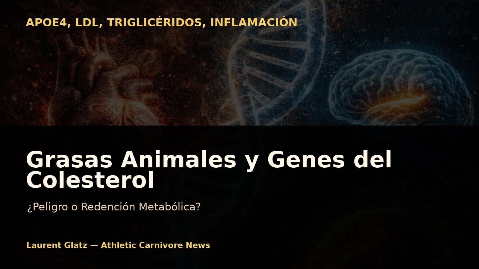 Grasas animales y genes del colesterol: ¿peligro o redención?