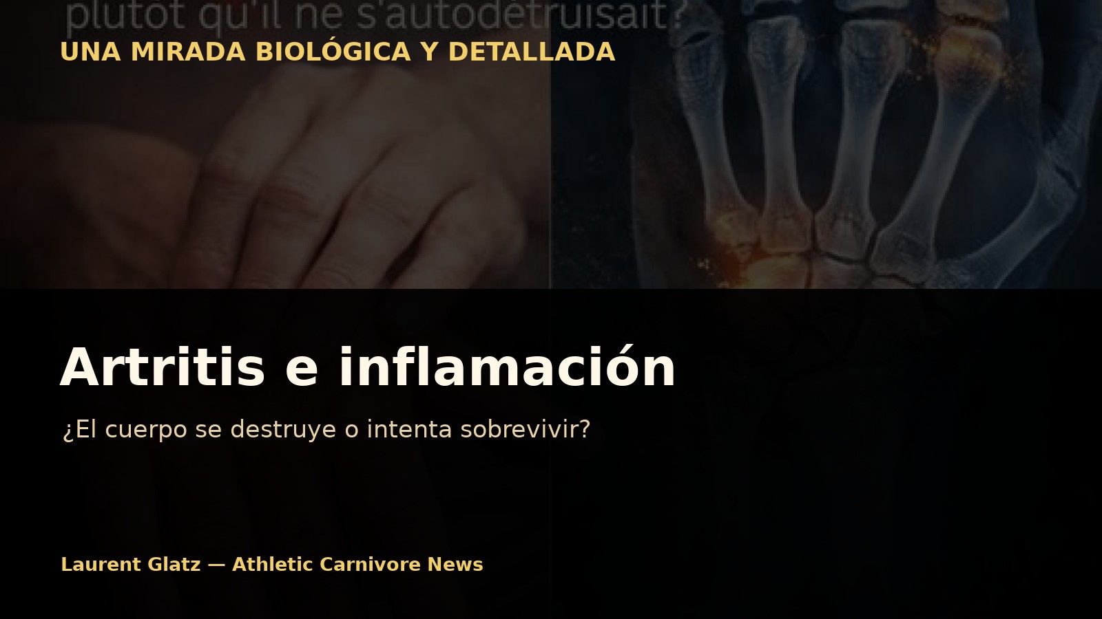 Artritis e inflamación: ¿el cuerpo se destruye o intenta sobrevivir?