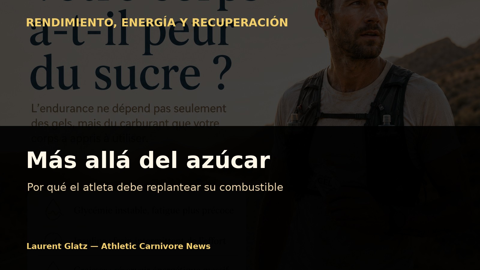 Más allá del azúcar: por qué el atleta debe replantear su combustible