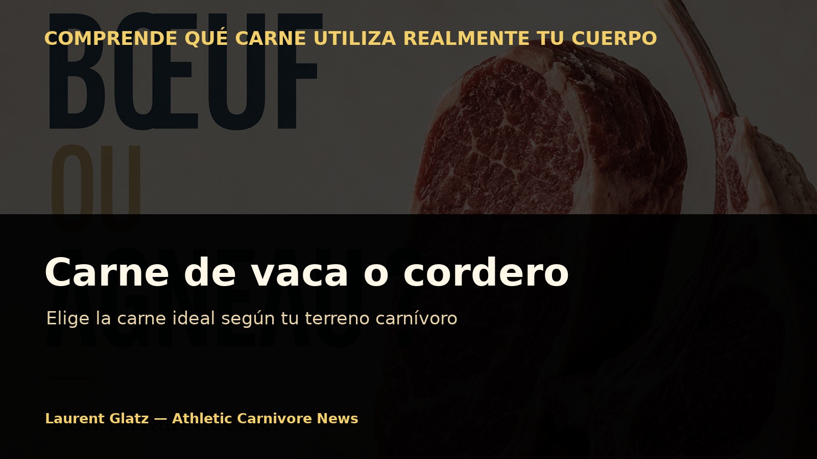 Carne de vaca o cordero: elige la carne ideal según tu terreno carnívoro