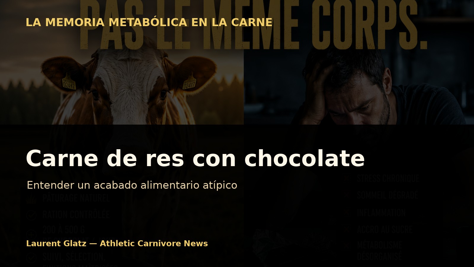 La carne de res con chocolate: entender un acabado alimentario atípico