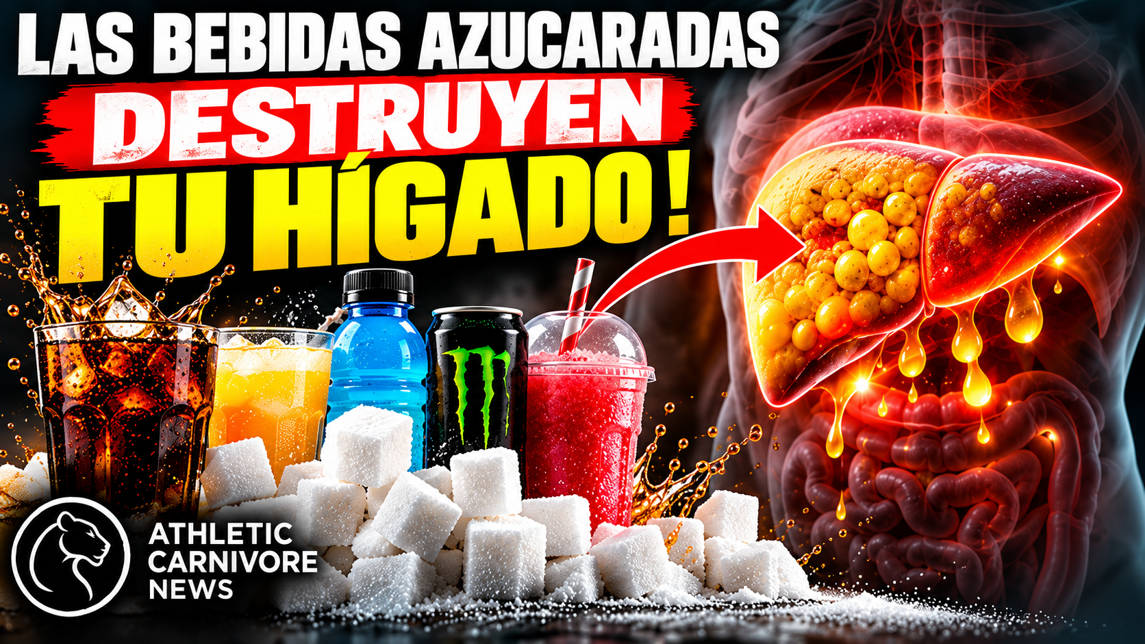 Bebidas azucaradas: descubre su verdadero impacto en tu hígado y metabolismo