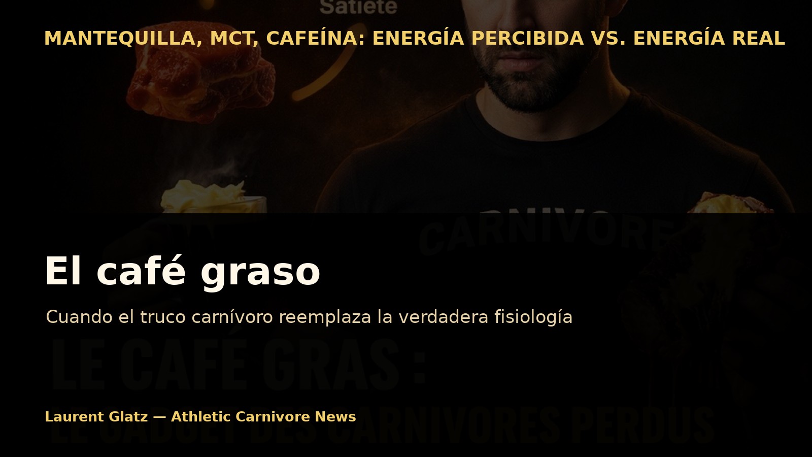 El café graso: cuando el truco carnívoro reemplaza la verdadera fisiología