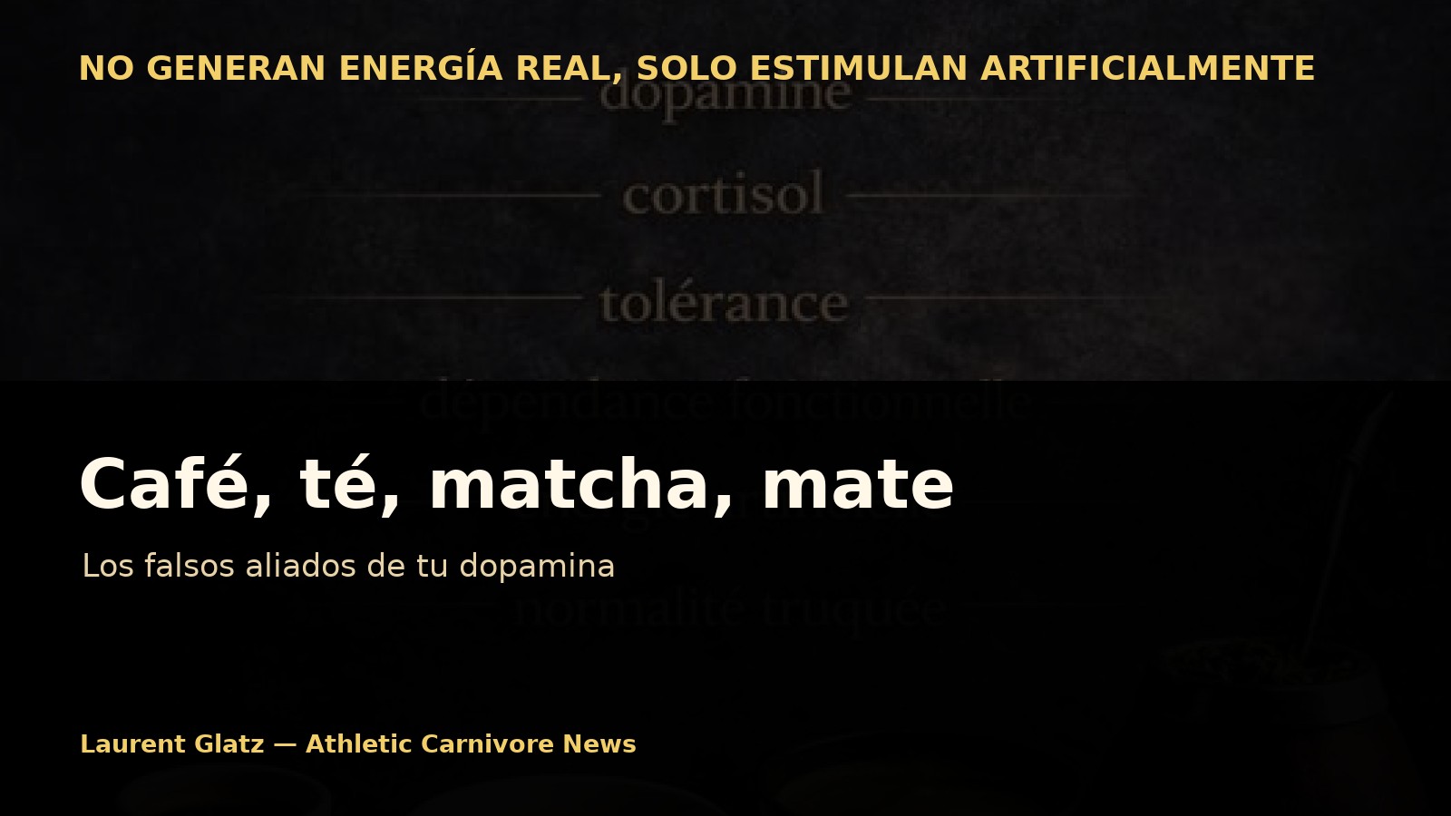 Café, té, matcha, mate: los falsos aliados de tu dopamina