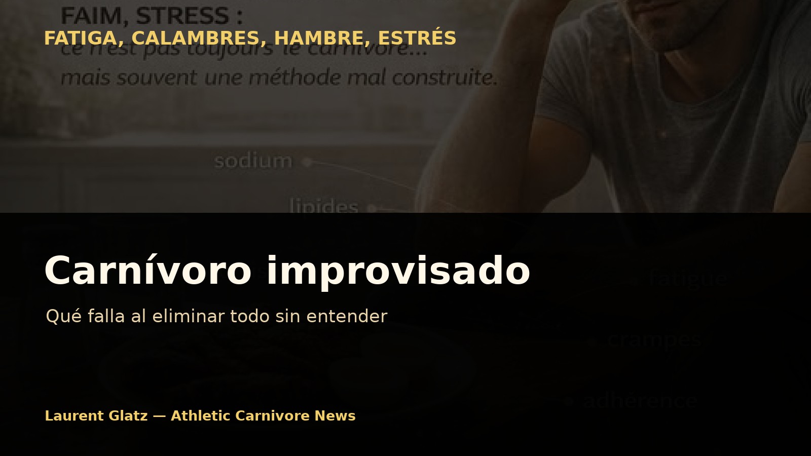 Carnívoro improvisado: qué falla al eliminar todo sin entender