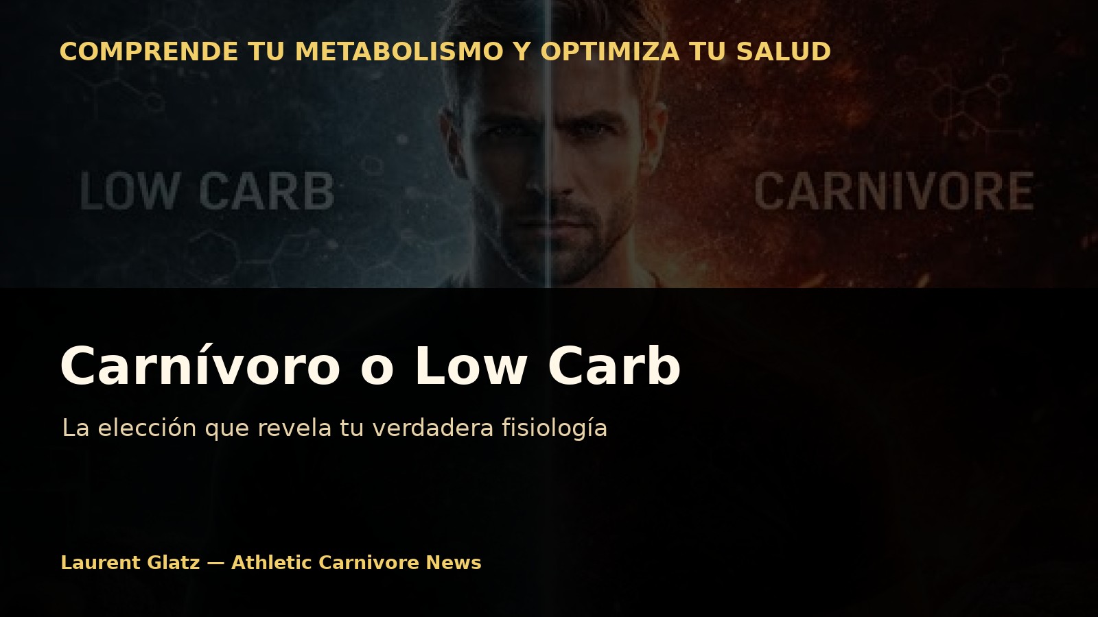 Carnívoro o low carb: la elección que revela tu verdadera fisiología