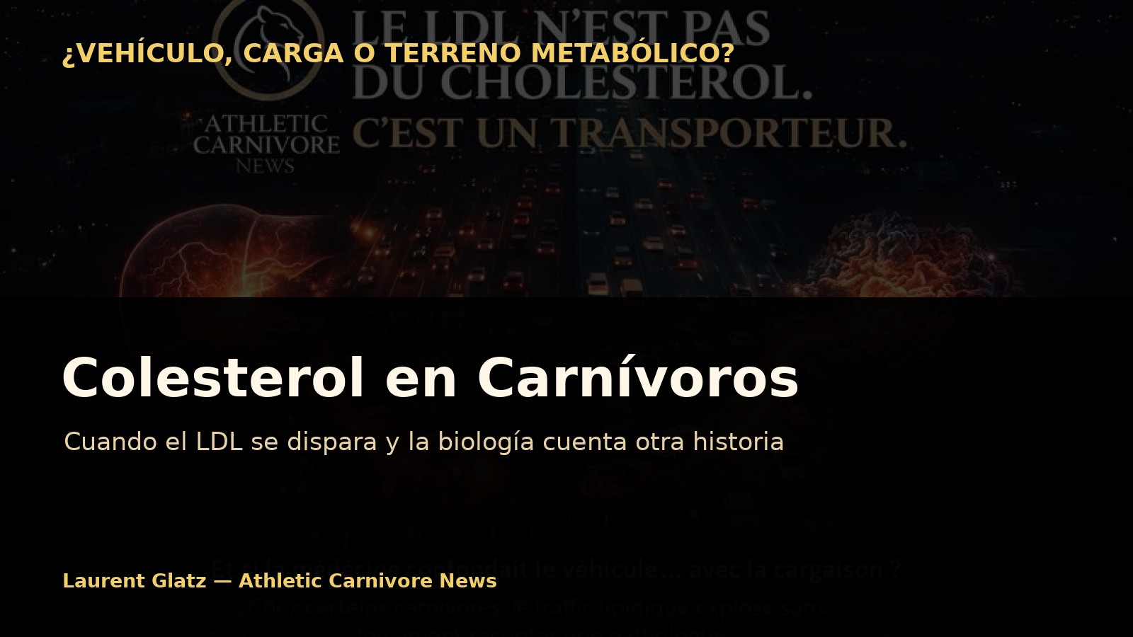 El colesterol en el carnívoro: cuando el LDL se dispara y la biología cuenta otra historia