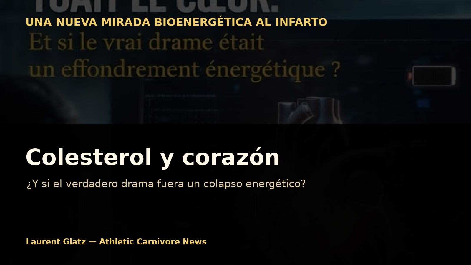Colesterol y corazón: ¿y si el verdadero drama fuera un colapso energético?