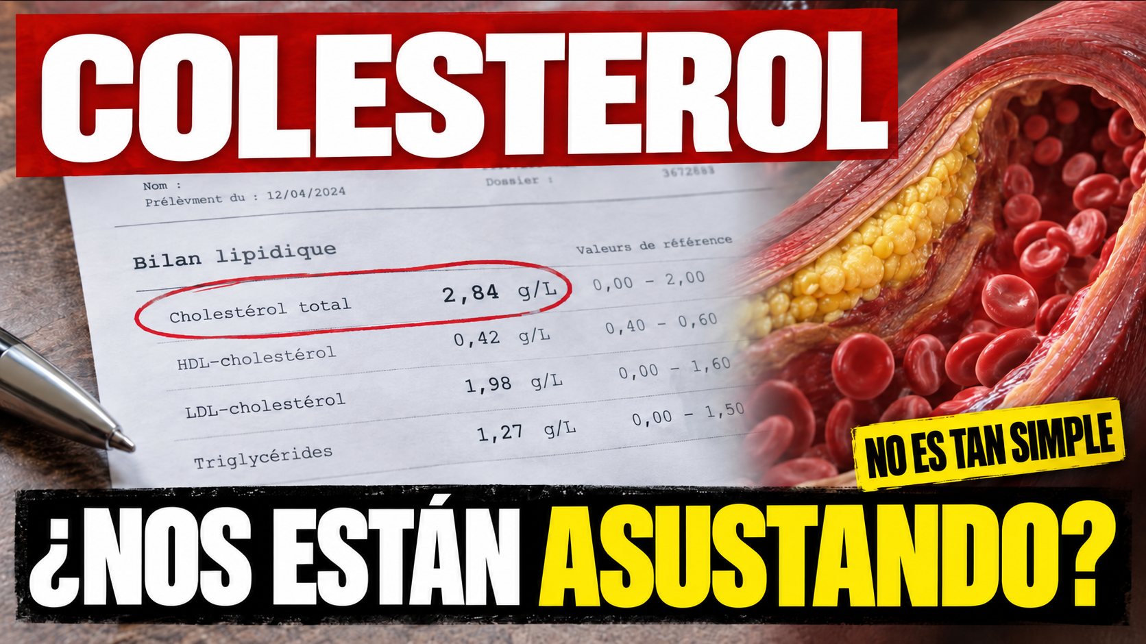 Colesterol: entender el verdadero significado detrás de los números