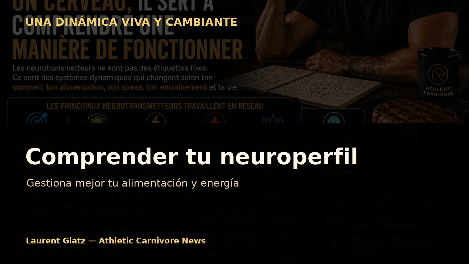Comprender tu neuroperfil para gestionar mejor la alimentación y la energía