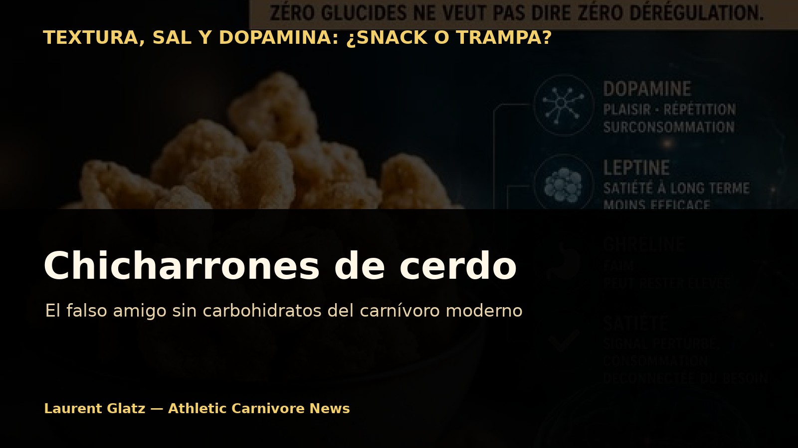 Chicharrones de cerdo: el falso amigo sin carbohidratos del carnívoro moderno