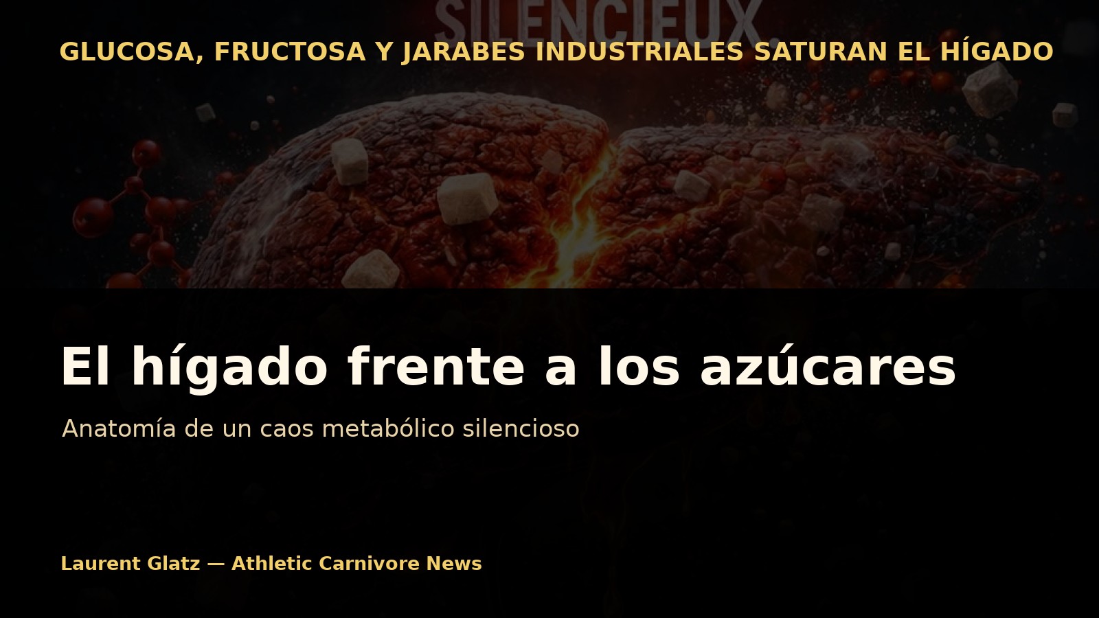 El hígado frente a los azúcares: anatomía de un caos metabólico silencioso