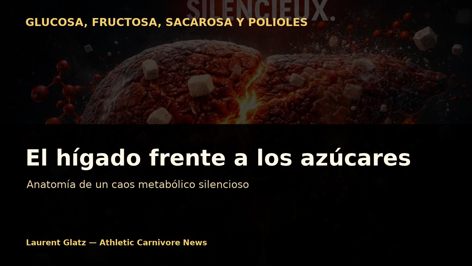 El hígado frente a los azúcares: anatomía de un caos metabólico silencioso