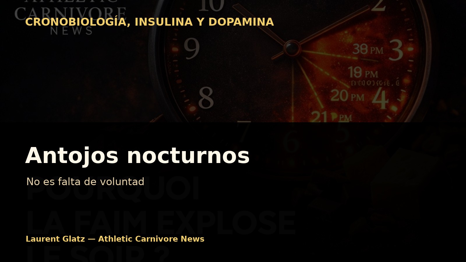 Estos antojos al final del día no son falta de voluntad