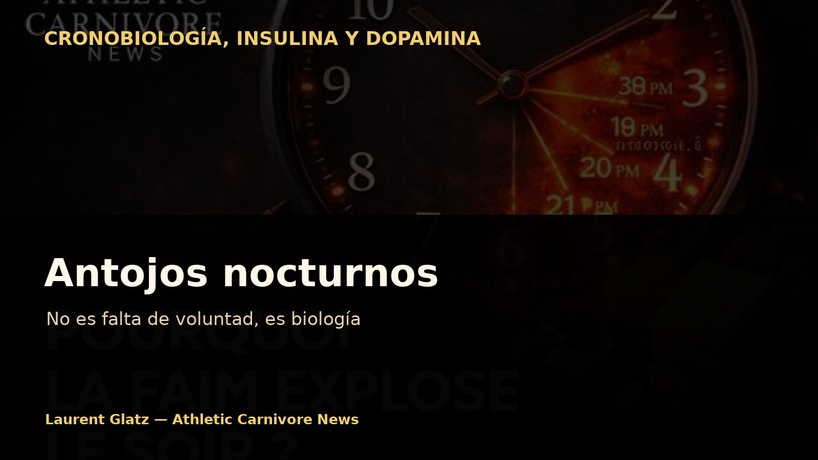 Estos antojos al final del día no son falta de voluntad