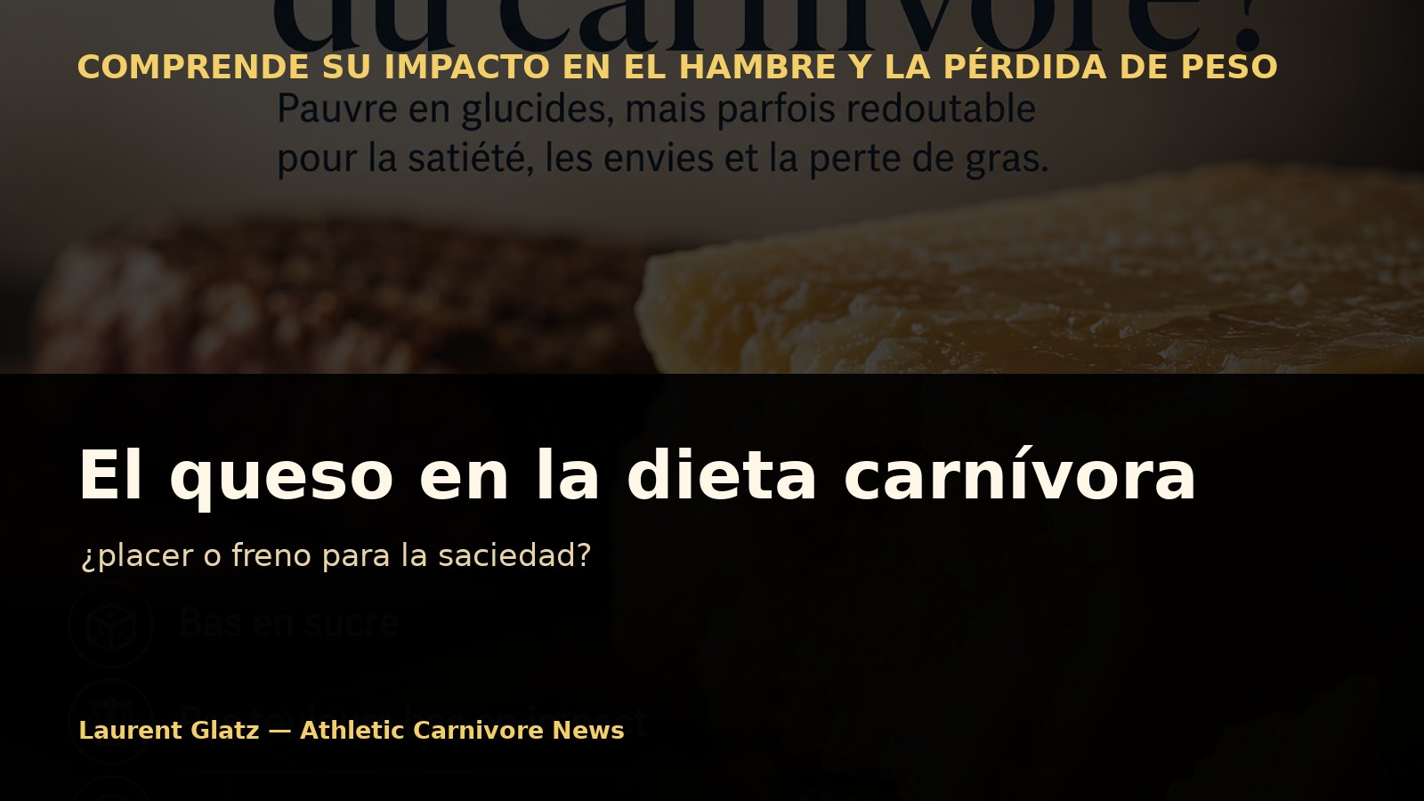 El queso en la dieta carnívora: ¿placer o freno para la saciedad?