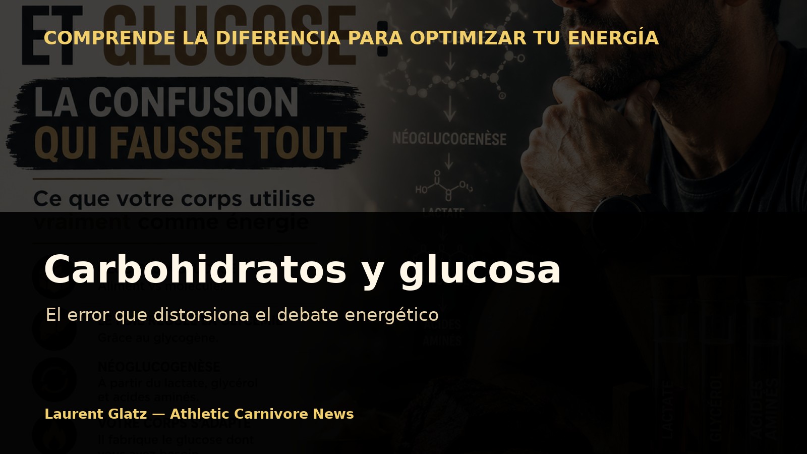 Carbohidratos y glucosa: el error de vocabulario que distorsiona todo el debate energético