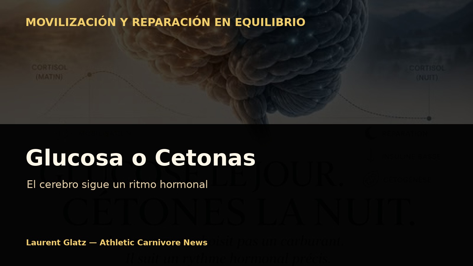 Glucosa o cetonas: el cerebro sigue un ritmo