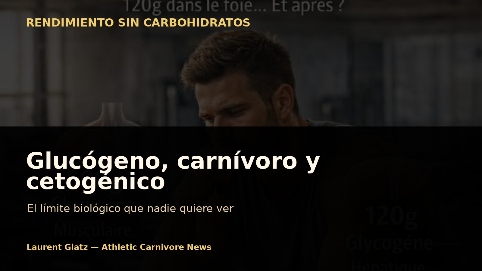 Glucógeno, carnívoro, cetogénico: el límite biológico que nadie quiere ver