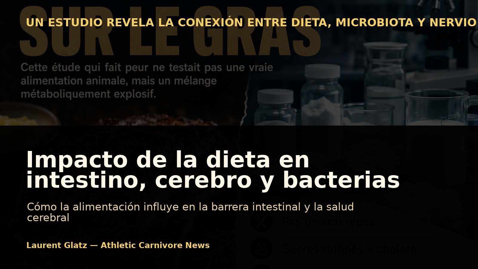 Comprender el impacto de la dieta en el intestino, el cerebro y las bacterias