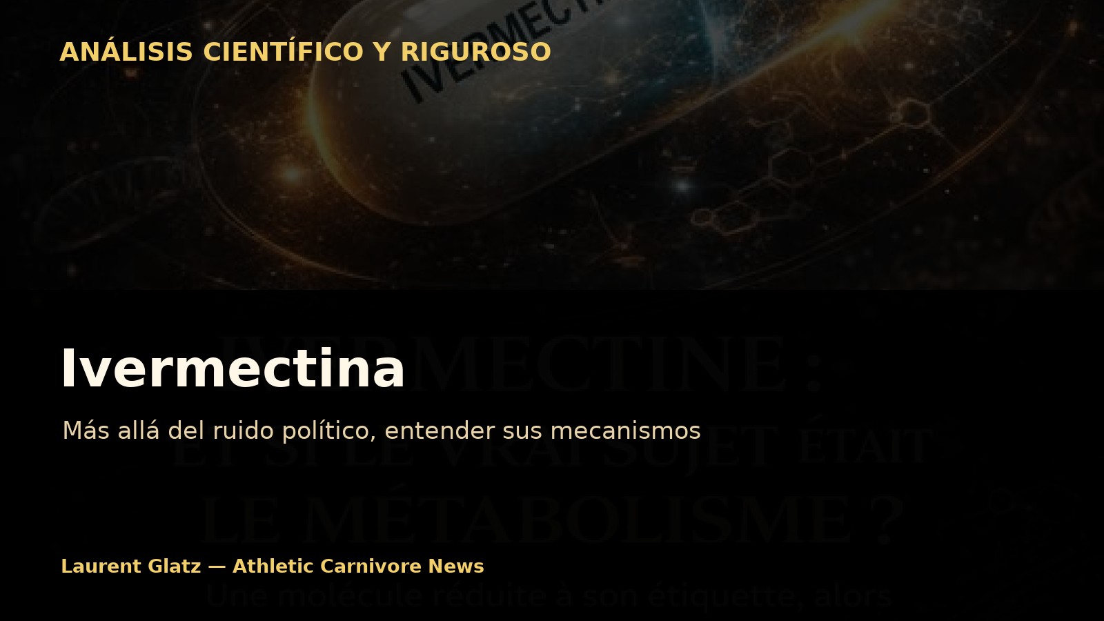 Ivermectina: superar el reflejo político para entender sus mecanismos