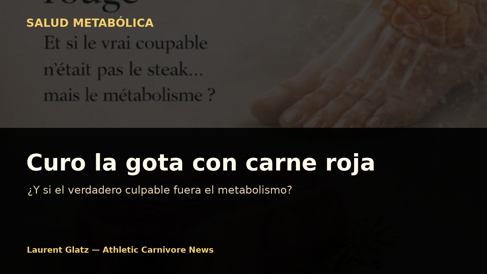 Curo la gota con carne roja