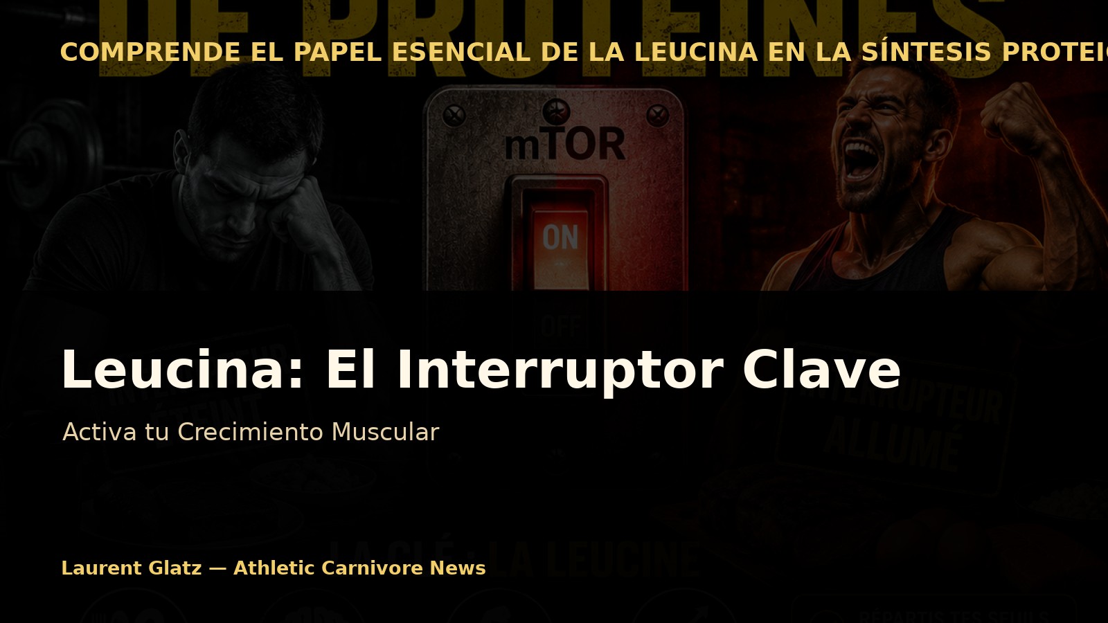 Leucina: el interruptor clave para desbloquear tu crecimiento muscular