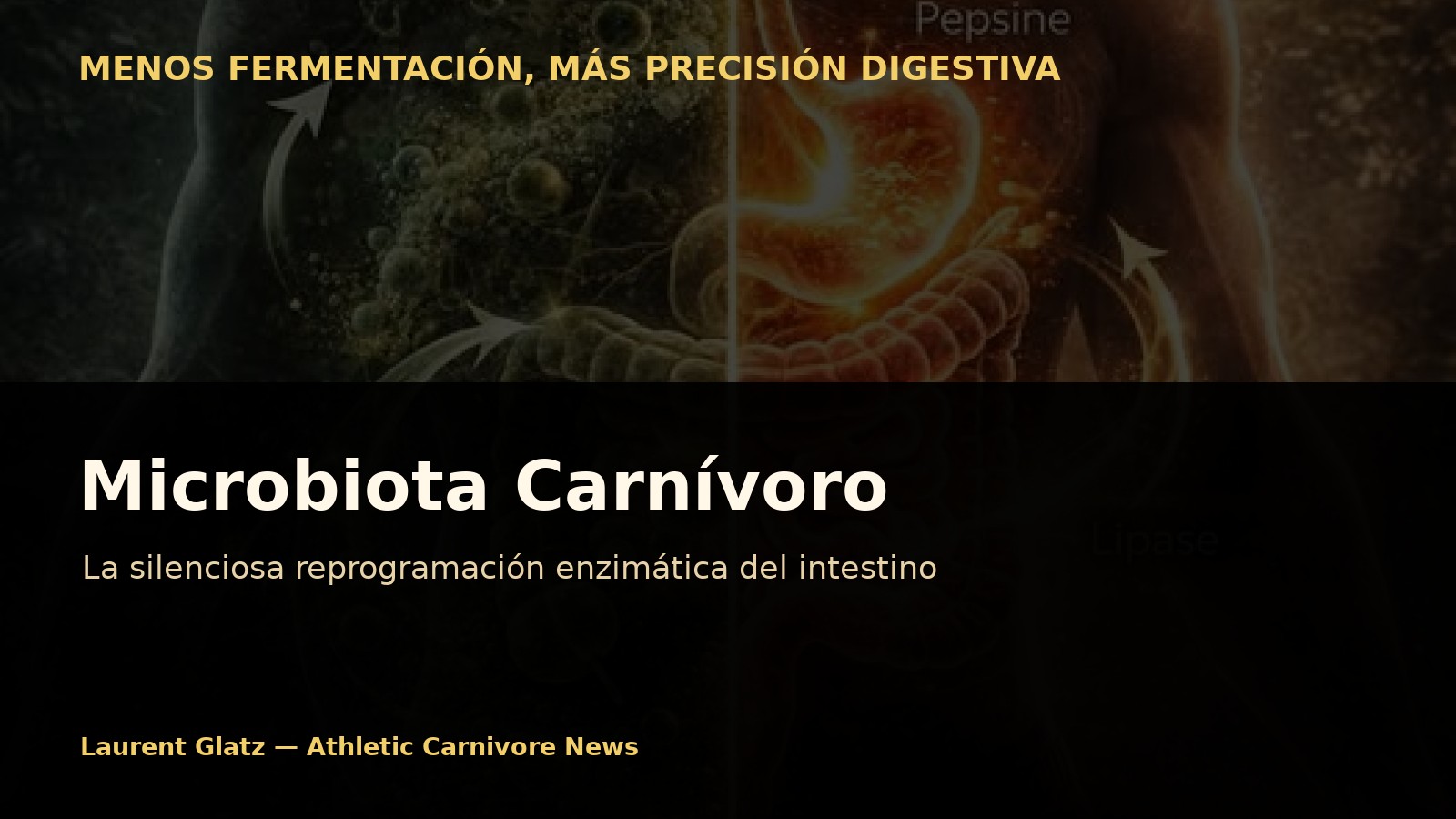 Microbiota carnívoro: la silenciosa reprogramación enzimática intestinal