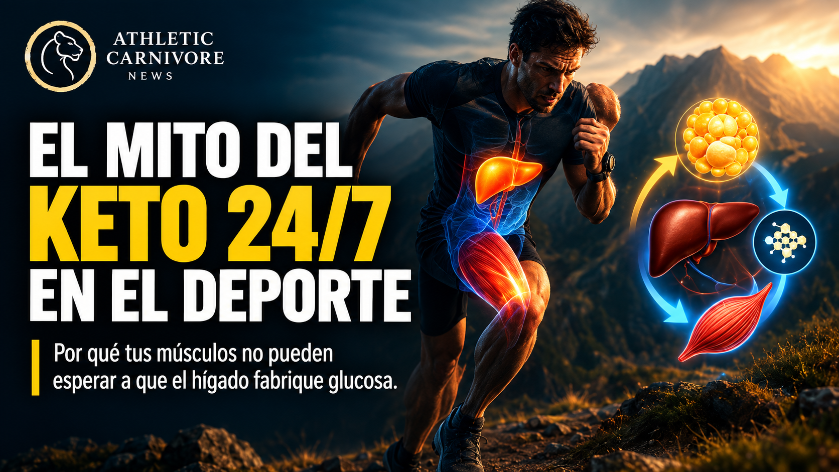 El mito del keto permanente en el deporte: entender la verdadera fisiología muscular