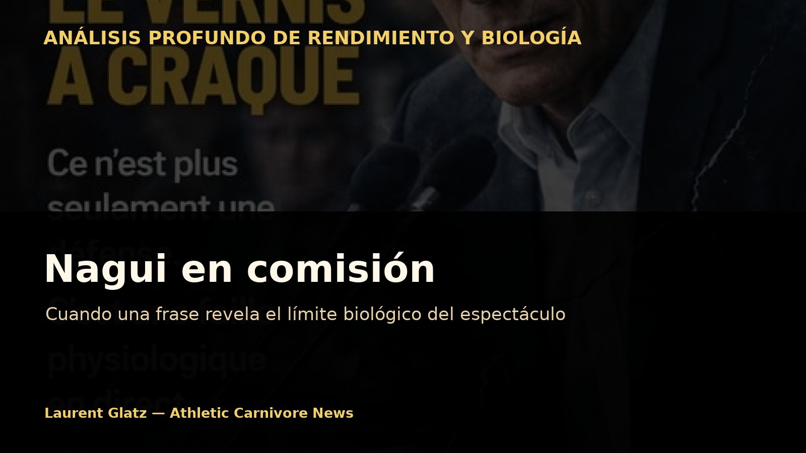 Nagui en comisión: cuando una frase revela el límite biológico del espectáculo