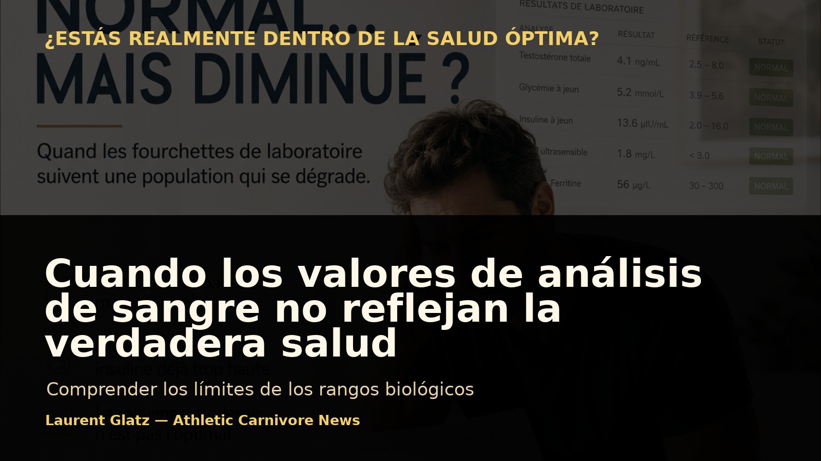 Cuando los valores de análisis de sangre no reflejan la verdadera salud
