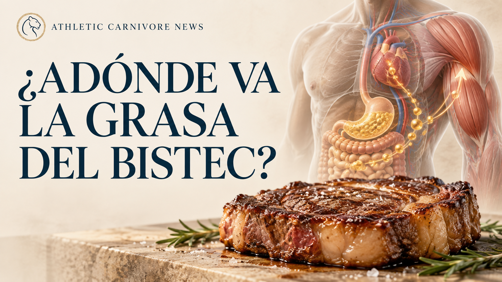 ¿A dónde va realmente la grasa de tu entrecot?