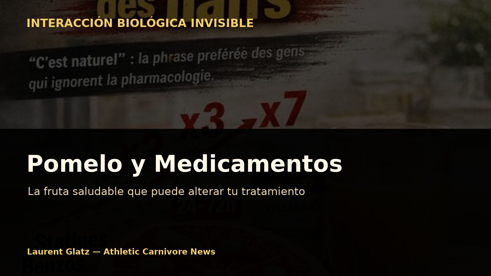 Pomelo: la fruta “saludable” que puede alterar tus medicamentos