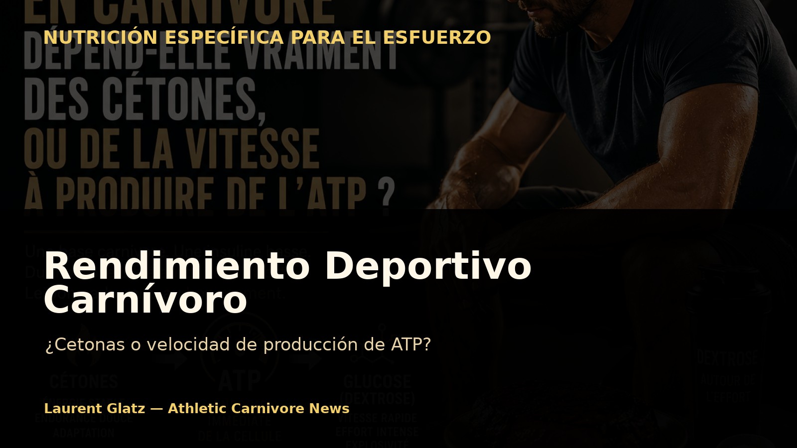 Rendimiento deportivo carnivoro: ¿cetona o velocidad de producción de ATP?