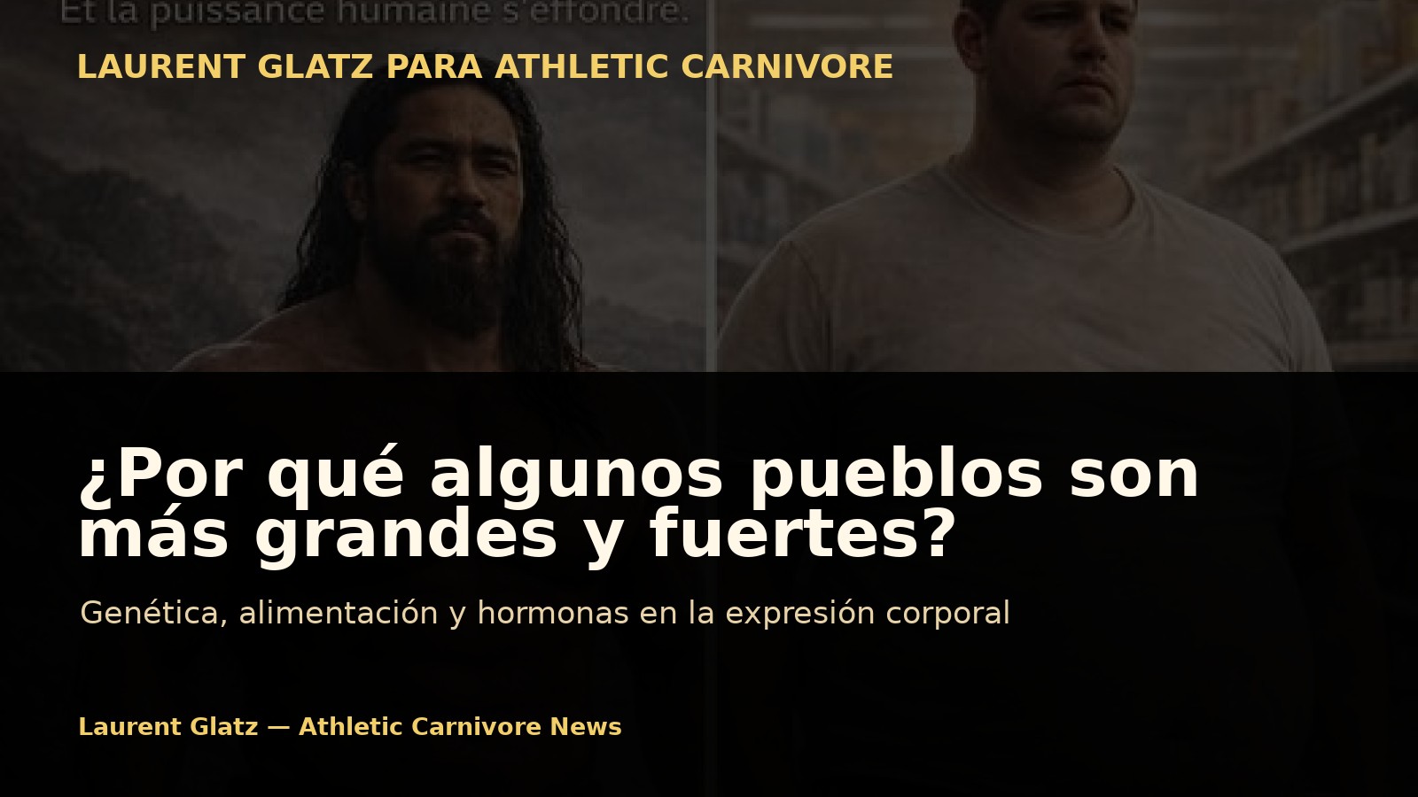 Por qué algunos pueblos parecen naturalmente más grandes, densos y poderosos