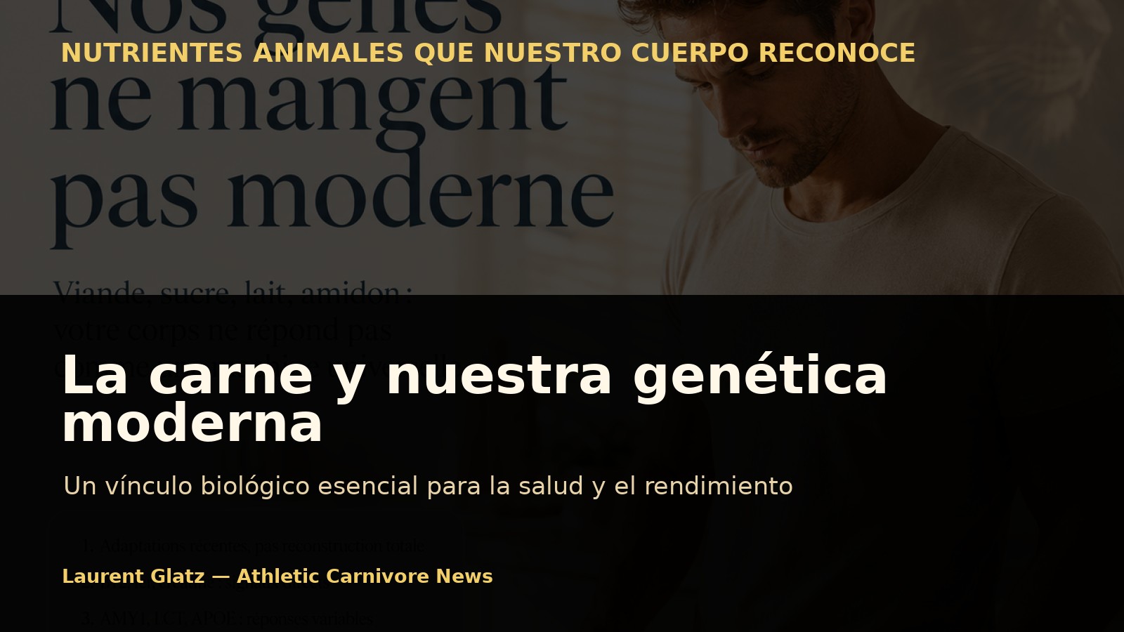 Comprender el papel de la carne en nuestra genética moderna
