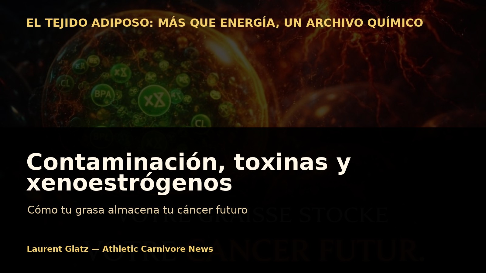 Contaminación, toxinas y xenoestrógenos: cómo tu grasa almacena tu cáncer futuro