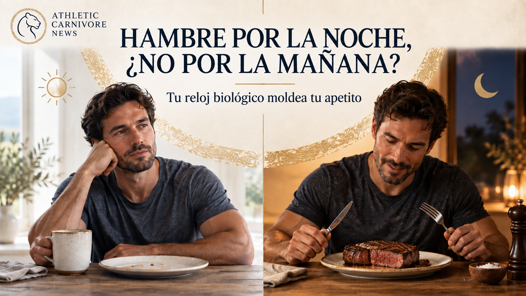 Por qué tienes hambre por la noche pero casi nunca por la mañana